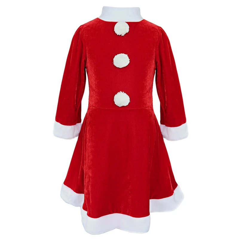 Новинка 2017 рождественские наряды для маленьких девочек одежда Рождественский