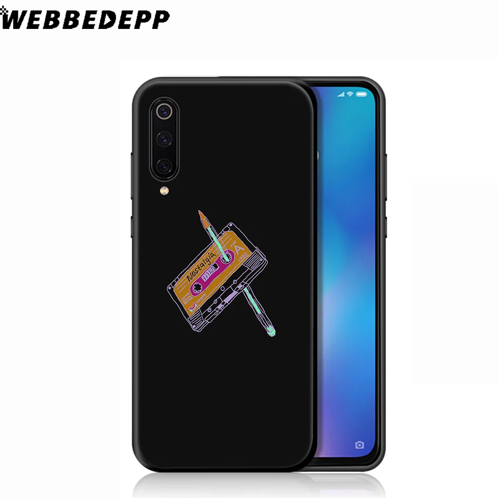 WEBBEDEPP музыкальная кассета Mixtape мягкий чехол для Xiaomi Mi 9T 9 8 SE 6 A1 A2 A3 Lite MiA1 MiA2 MiA3 F1 MAX 3