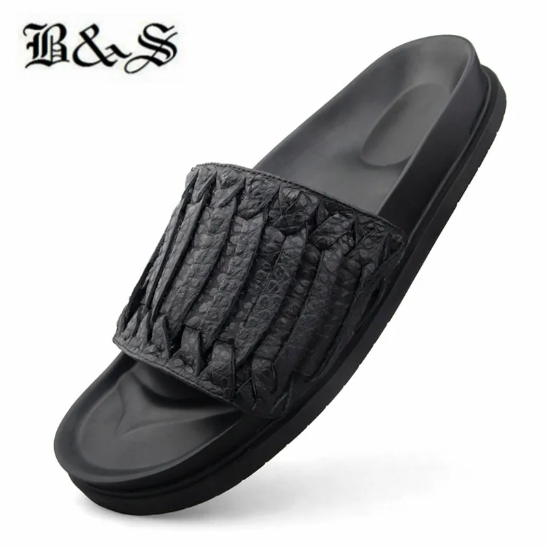 Новые летние Роскошные Дизайнерские Прошитые Шлепанцы из натуральной кожи