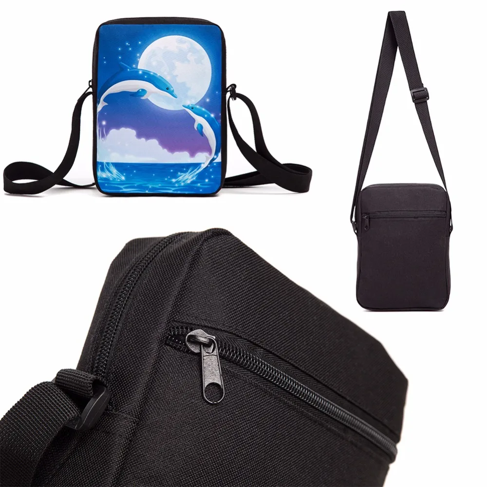 Маленькая сумка-мессенджер для молодых женщин мультяшная кукла сумка через