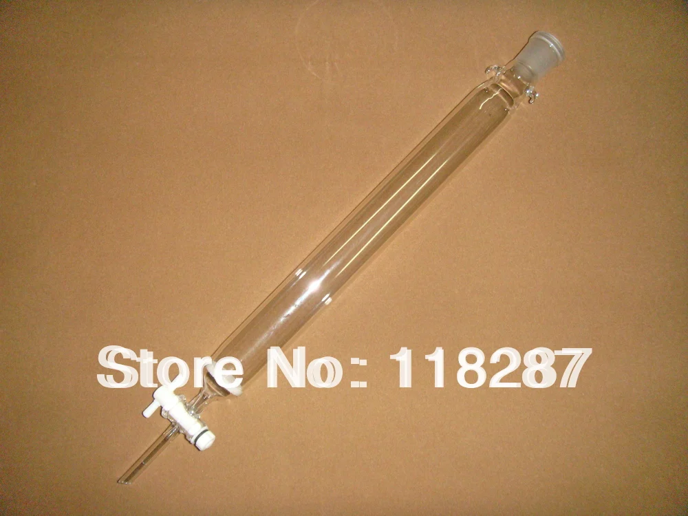 Лабораторная стеклянная Хроматография 250 мл ID = 30 мм длина тела 300 пористость м|glass