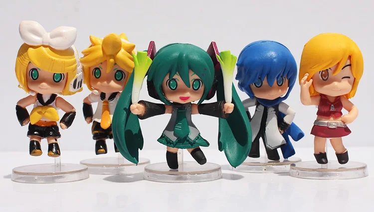 10 шт./компл. 6 см Nendoroid Petit Vocaloid фигура good улыбка Хацунэ Мику