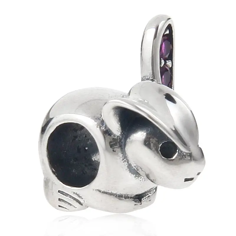Fit Pandora bracelets Rabbit Charms Authentic 100% 925 Sterling Silver Beads DIY Fine Jewelry | Украшения и аксессуары