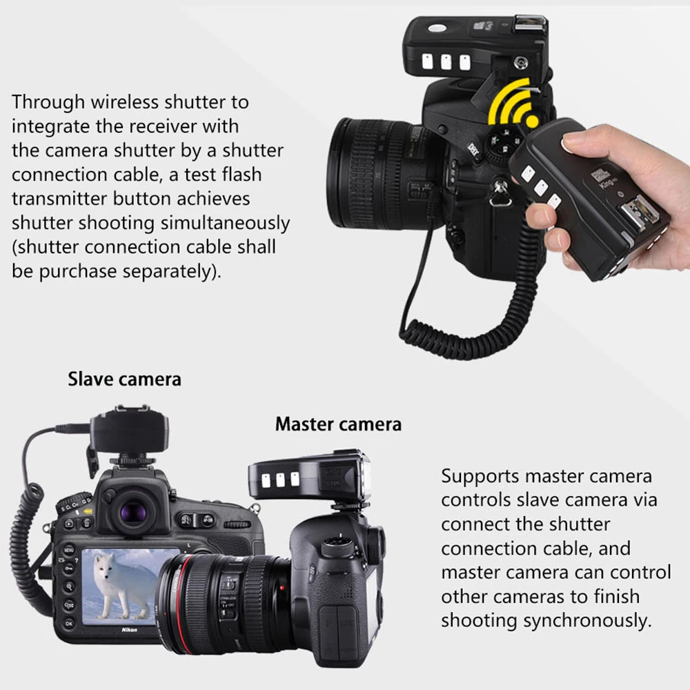 Pixel King Pro беспроводной 2 4G TTL 1/8000S HSS набор триггеров вспышки для Nikon d7100 d3300 DSLR камеры