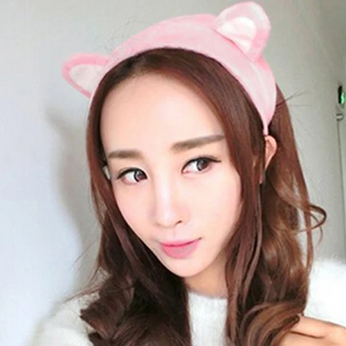 Повязка на голову с кошачьими ушками 6 цветов |