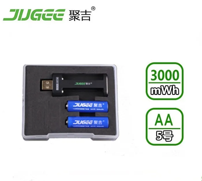 2 шт. литий полимерный аккумулятор 1 5 В 3000 МВтч AA слота Usb зарядное