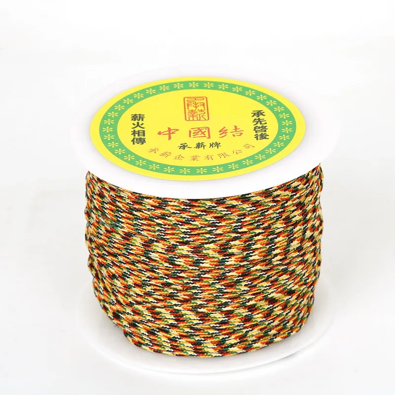 Fashion25 140yards/рулон шнур китайский узел веревка макраме браслет для DIY ювелирных