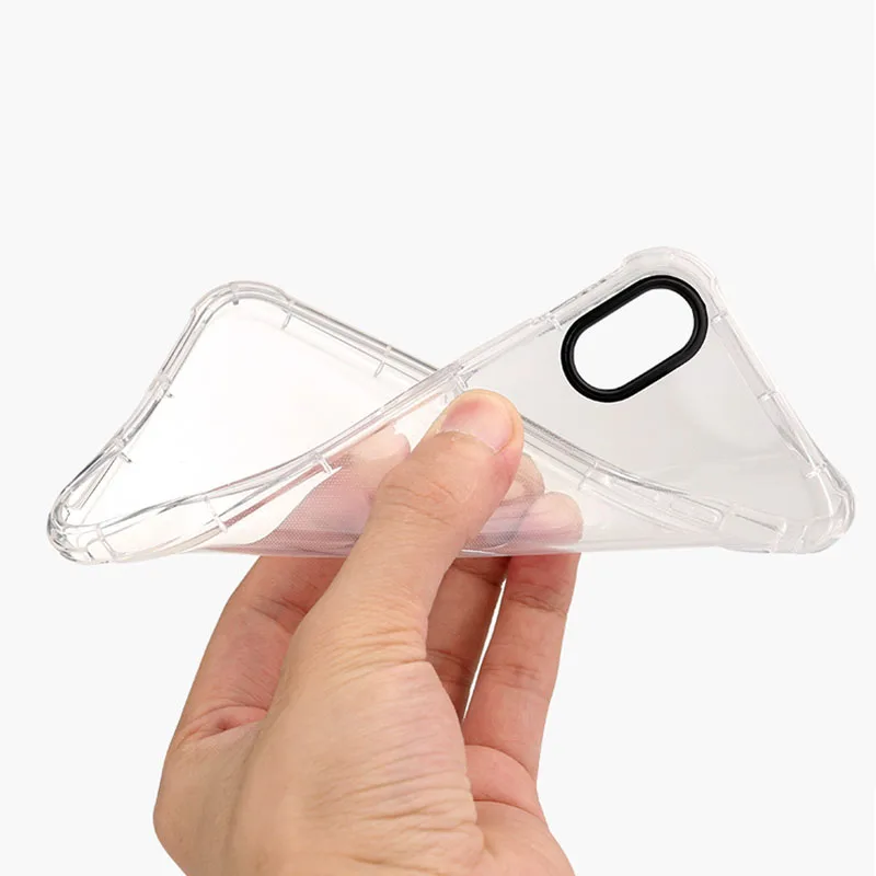 Phone Cases 4 Corner Airbag Shockproof Design Transparent Soft TPU Cover for iPhone X Xs Max XR 8 Plus 7 6 6S |