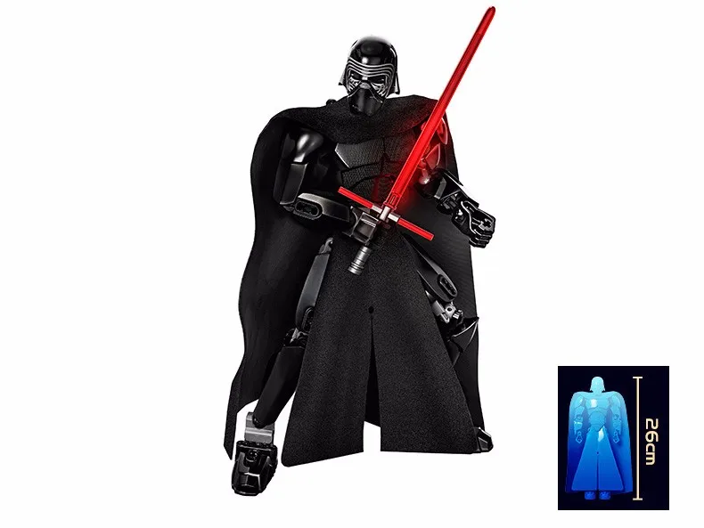 Игрушечные строительные блоки KSZ Star Дарт Вейдер звездная серия Storm Trooper Jango Phasma Jyn