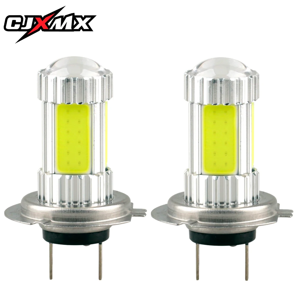 CJXMX 2 шт. H7 светодиодный светильник 1200LM 6000K белый супер яркий автомобильный