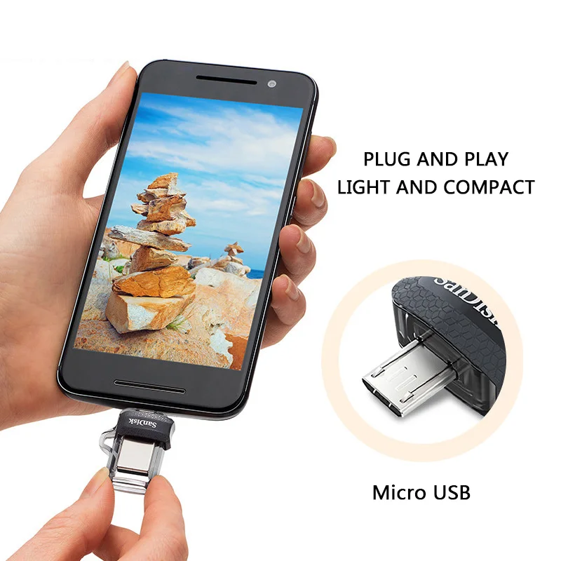 Usb флеш накопитель Sandisk sdd3 3 0 128 ГБ высокоскоростной 32 USB 150 м/с 16 Гб OTG 64 usb|USB