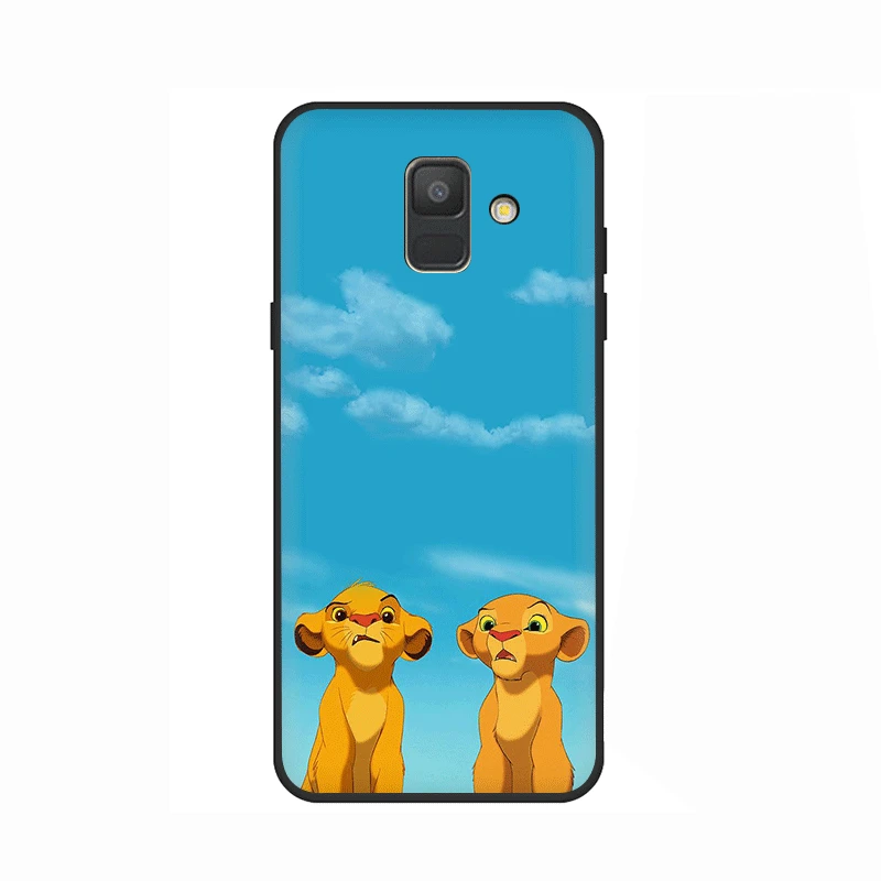 B13 С принтом «Король Лев», мягкий силиконовый чехол для телефона для samsung Galaxy A3 A5 A6 плюс A7 A8 A9 A10 A30 A40 A50 A70 J6 - Цвет: B13