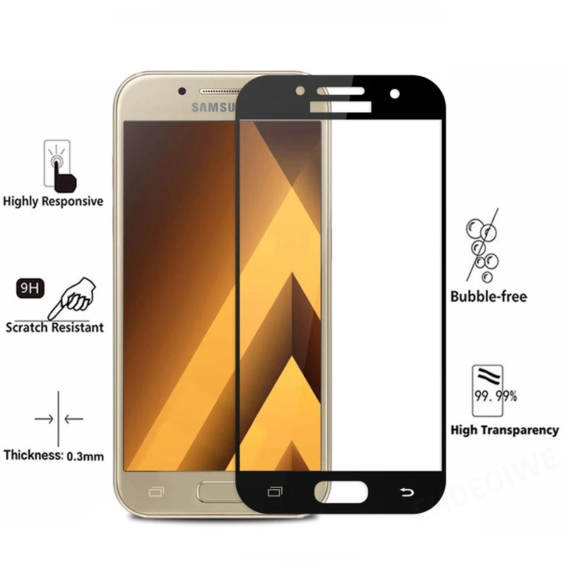 Полноэкранные Защитные пленки CHOEOIWE для Samsung Galaxy A5 2017 версия A520 A5200 A520F закаленное