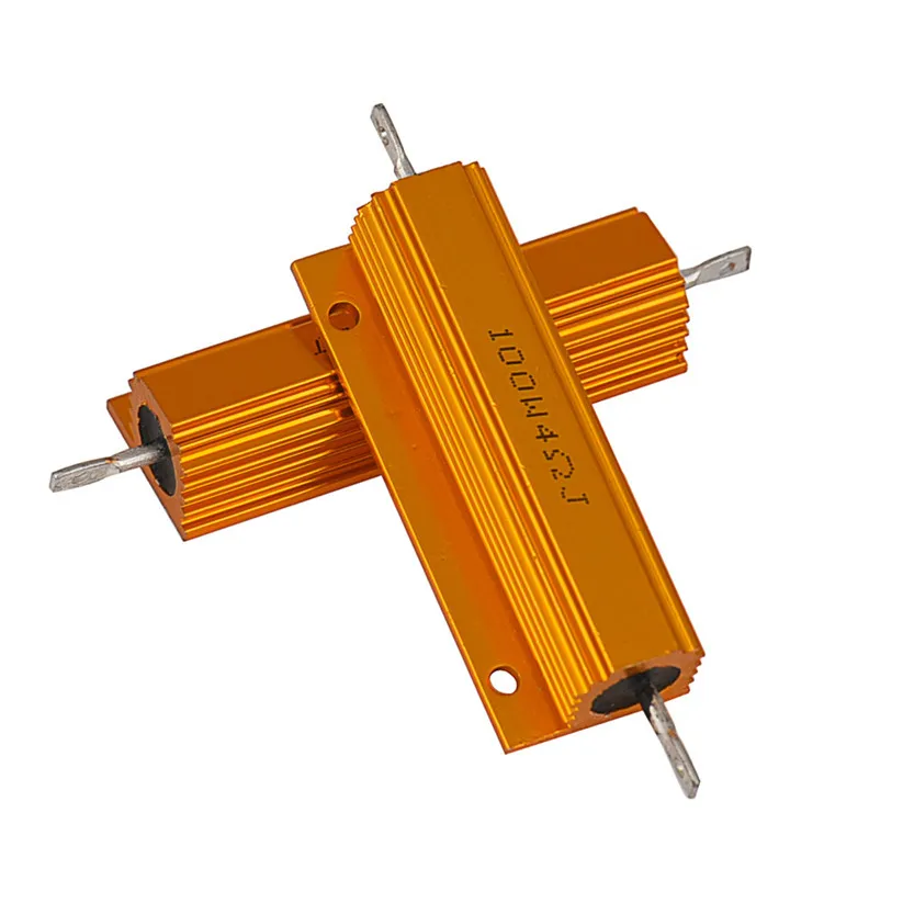 Автомобильный Стайлинг kongyide 2PC 4Ohm 100W Watt Shell Power алюминиевый корпус чехол