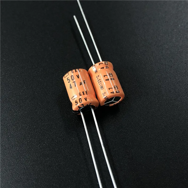 100 шт. 47 мкФ 50 в NIPPON NCC GXE серии 8x12 мм низкое сопротивление высокая температура 50V47uF