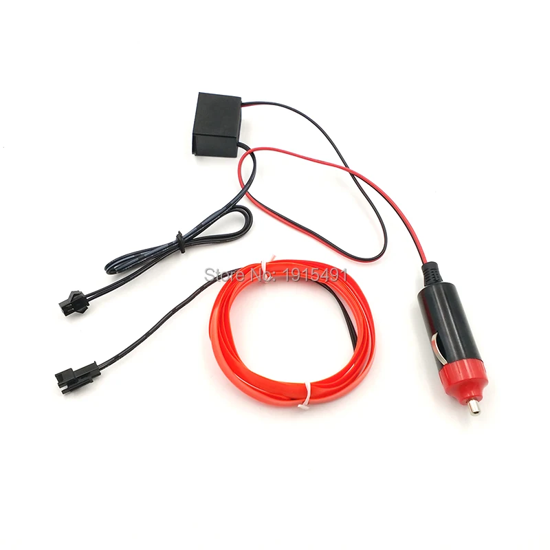 Светодиодная лента 2 3 мм 1 м красный цвет для украшения автомобиля вечеринок