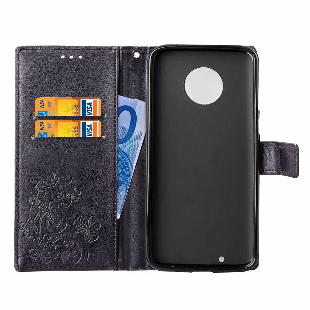 Чехол для телефона Motorola G6 Play Plus откидная Обложка на заднюю панель из