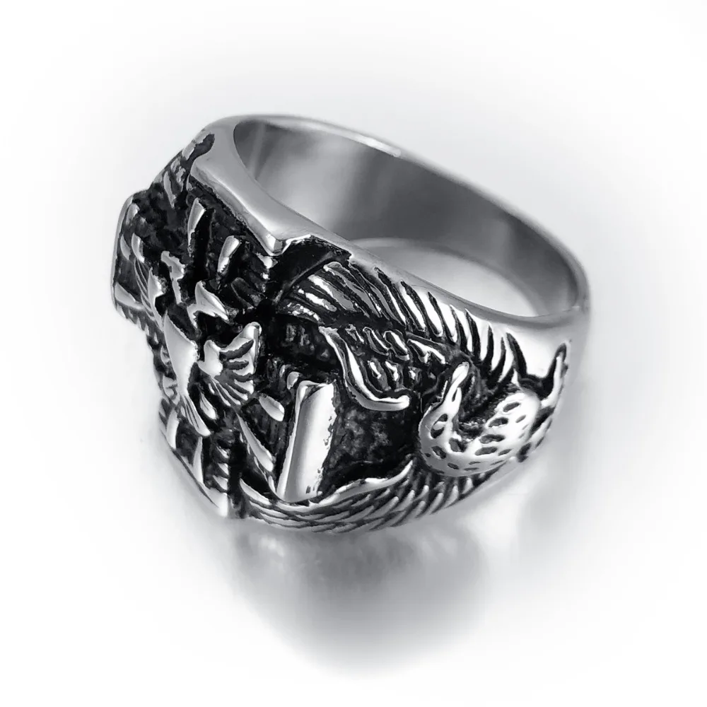 Кольцо из нержавеющей стали высокое качество ювелирное изделие классическое