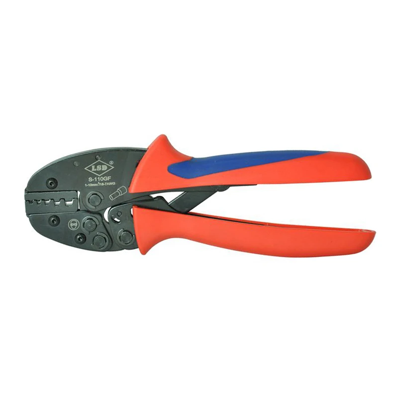 

Ratchet crimping tools for wire-end ferrules cable ferrules hand pliers crimper 1-10mm2 S-110GF