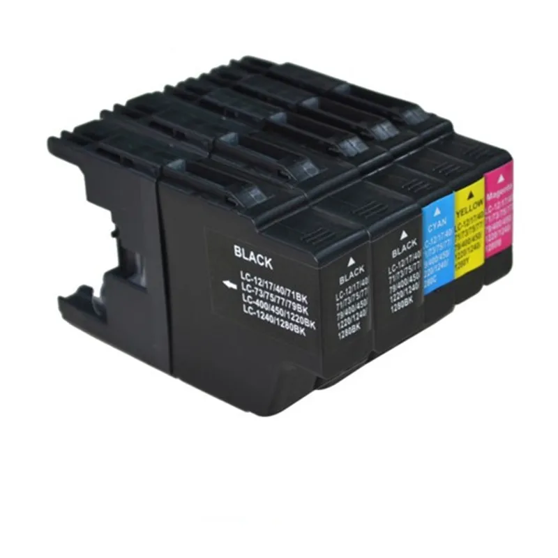 5pk чернильный картридж для принтера Brother LC12 LC17 LC71 LC40 LC73 LC75 LC77 LC79 LC400 LC450 LC1220 LC1240