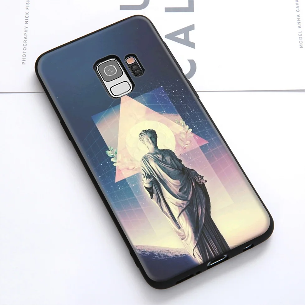 Арт эстетическое Мона Лиза Давид мягкий чехол для samsung Galaxy S10 S10e S9 S8 Plus S7 S6 Edge и J6 2018