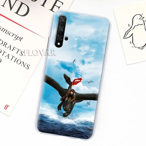 Чехол для телефона, чехол для Honor 20 Pro 9 10 Lite 8X 8A 8C 8S 7A 7S Y7 Y9 V20, Беззубик, Как приручить дракона, Жесткий PC Ca - Цвет: 007