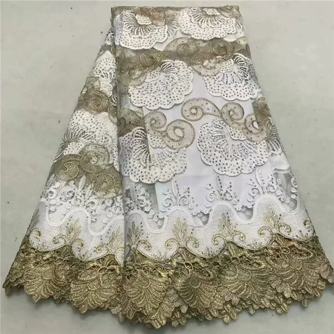 Африканский кружевной ткани 2018 Высокое качество тюль кружевная ткань с большой