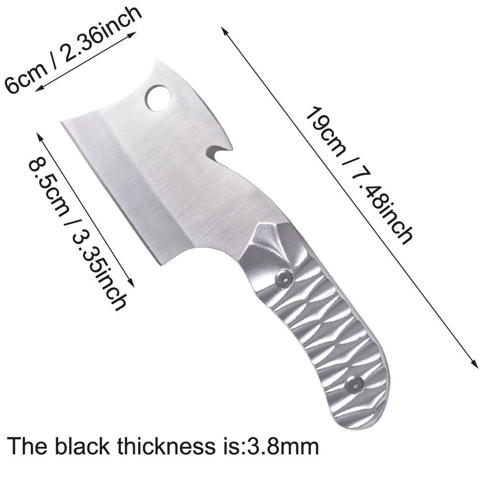 Король море топор мини открытый нож Алюминий/деревянная ручка маленький