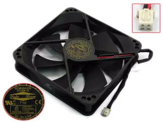 

Yate Loon D12SM-12 DC 12V 0.30A 120x120x25mm Server Cooling Fan