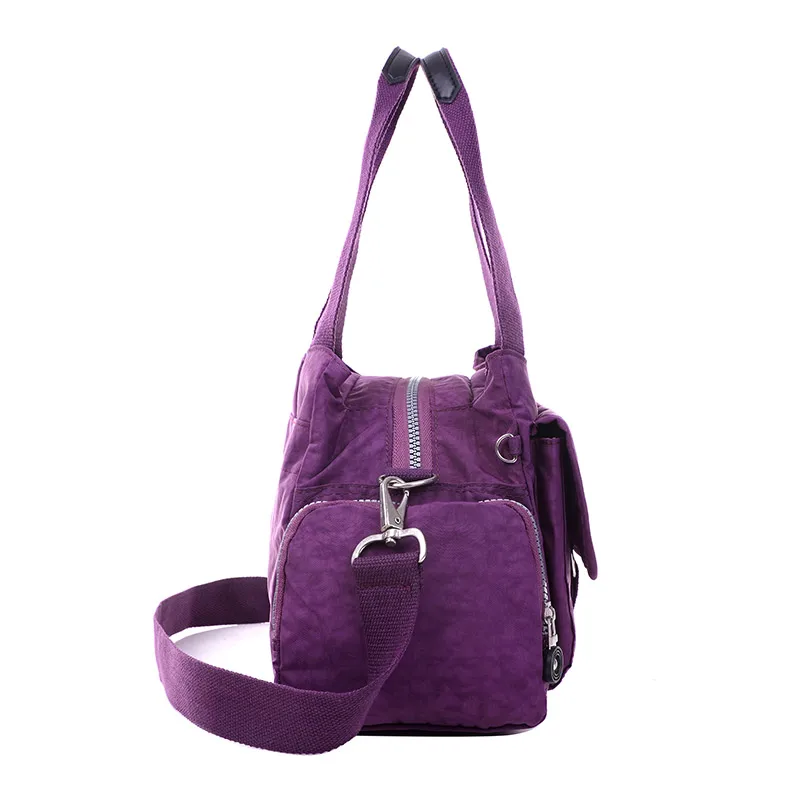 Хит Женская однотонная дорожная водонепроницаемая сумка нейлоновая для женщин