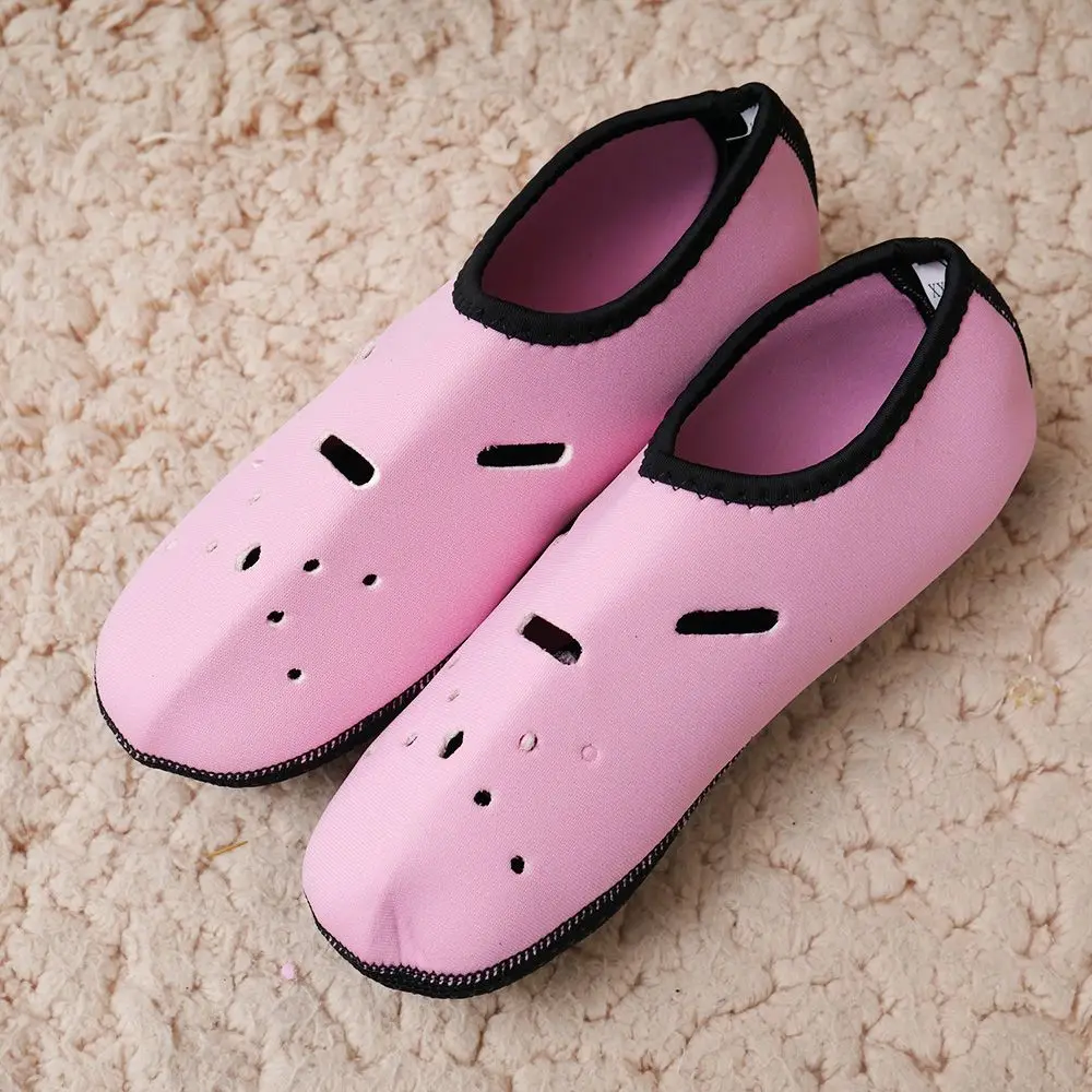 pink 1 пара(2 шт.), женская и мужская водонепроницаемая обувь, Аква-носок, для йоги, занятий спортом, бассейна, пляжного танца, для плавания, без шнуровки, для серфинга, плавания, для мужчин, t, водные виды спорта - Цвет: pink
