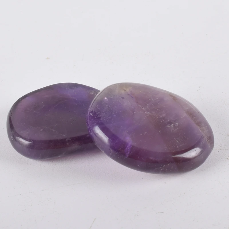 Оздоровительный массажный камень с аметистом пальмовым камнем 7 шт./компл. 30*22 SPA