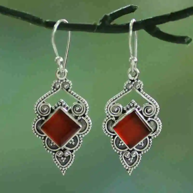 2007 Tisonliz, Ретро стиль, корейский цветок, капля воды, кристалл, длинные медные Висячие серьги для женщин, массивные Висячие серьги, ювелирные изделия - Окраска металла: 2007