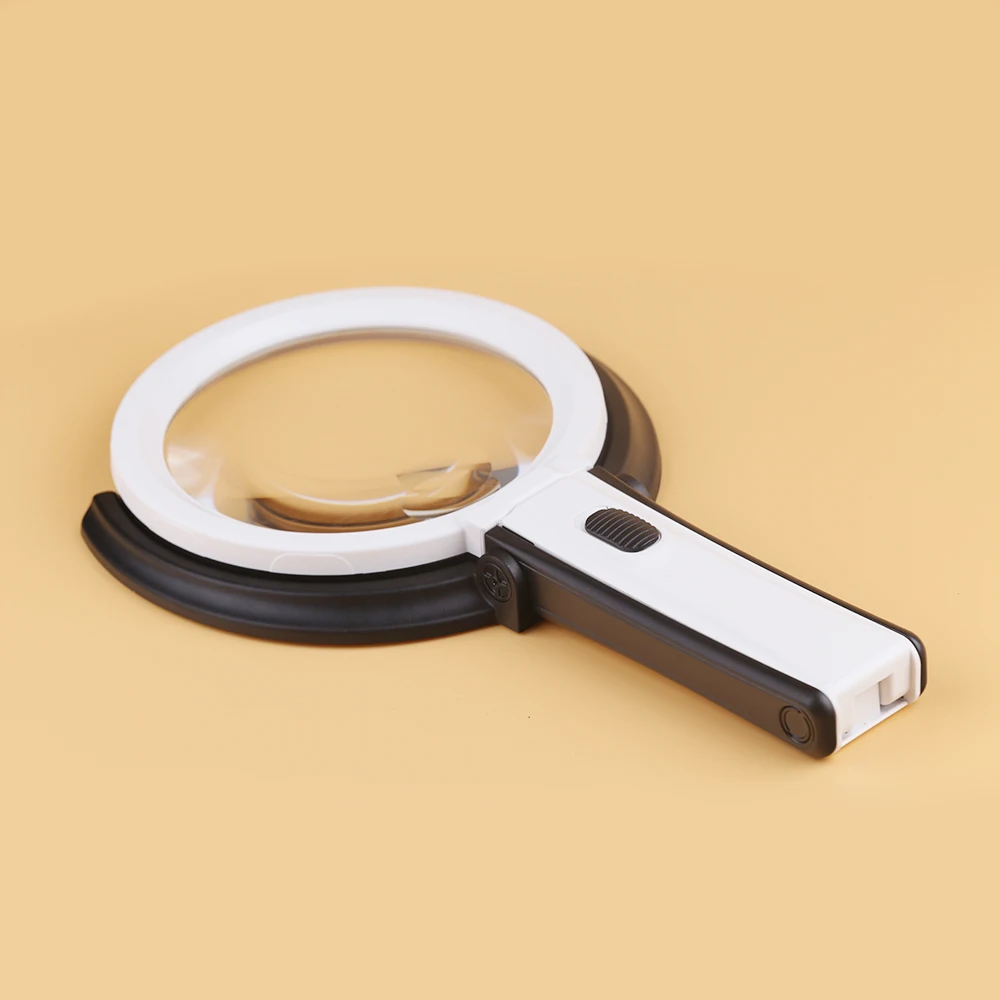 BIJIA многофункциональная настольная лампа ручное складное увеличительное стекло