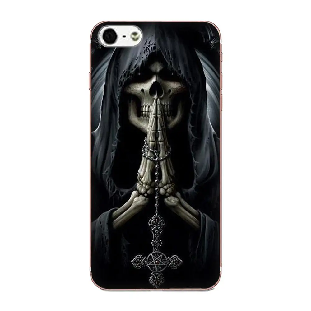Grim Reaper Череп Скелет для Galaxy Alpha Note 4A10 A20 A20E A30 A40 A50 A60 A70 M10 M20 M30 мягкие чехлы чехол |