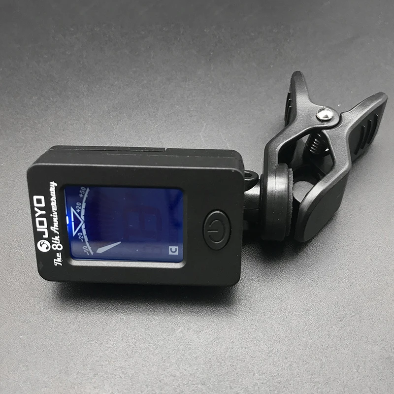 JT-01 Black Joyo JT-01 клип на цифровой гитарный тюнер 360 градусов вращающийся ЖК-гитарный тюнер для хроматической гитары Бас Скрипка-укулеле - Цвет: JT-01 Black