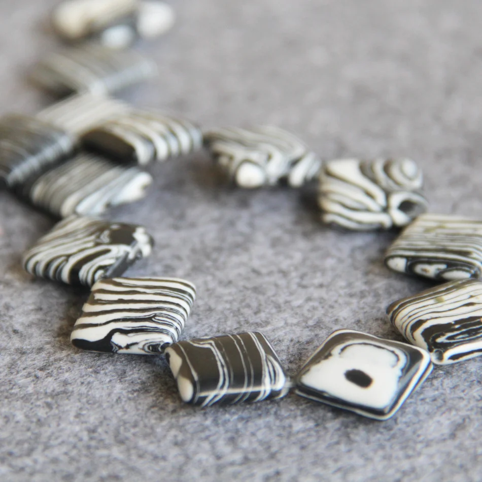 Новая мода 15 мм турецкие каменные бусины Howlite Подарки для женщин и девочек Сделай