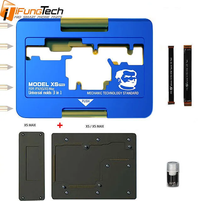 2 Новое обновление XS Pro isoket PCB кронштейн материнской платы приспособление для iPhone X XS MAX верхний и ламинат тестер приспособление для наладки - Color: 2