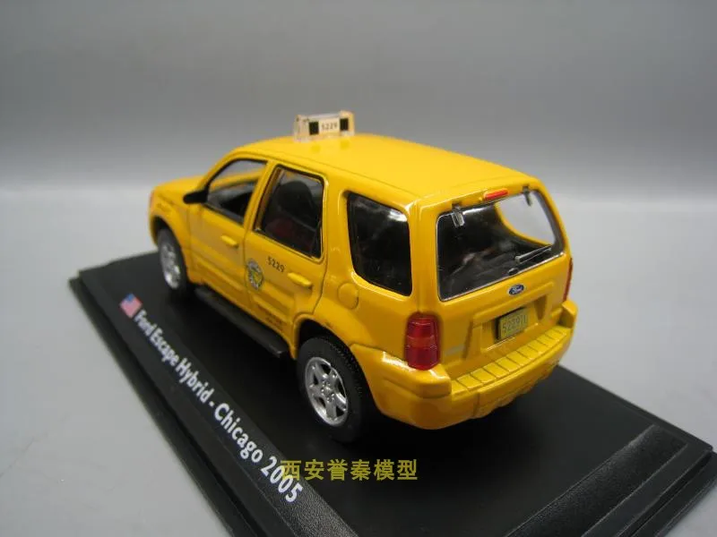 LEO масштаб 1/43 США FORD ESCAPE HYBRID Chicago 2005 такси литая металлическая модель автомобиля