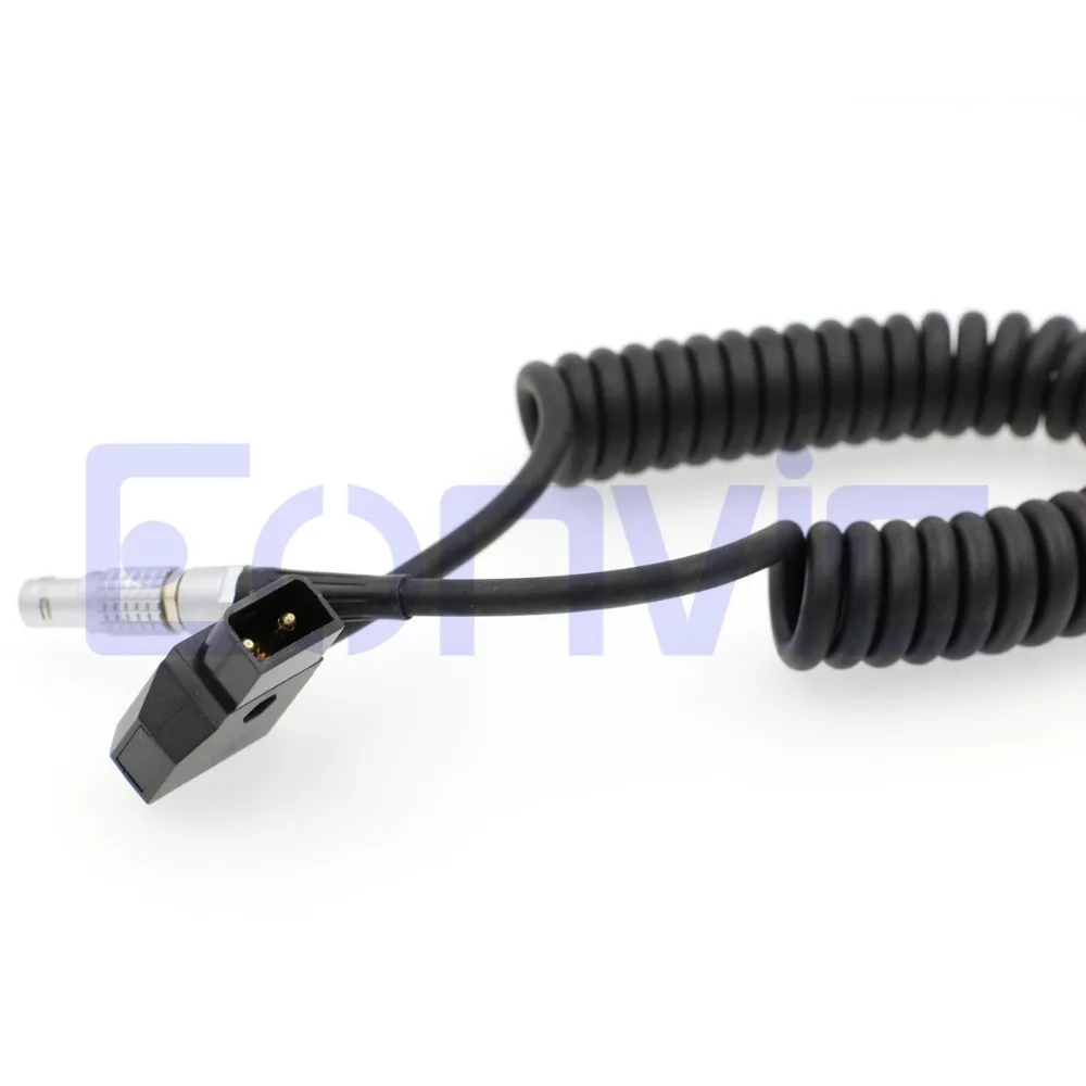 Dtap к 2pin Bartech / Heden Redrock Movi адаптер питания спиральный кабель (Pin 01 POS)|power cable 2pin|cable