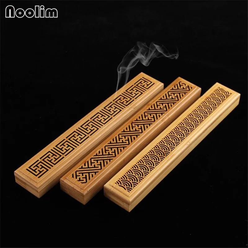 Курильница из натурального бамбука с выдвижным ящиком|Благовония и курильницы| |