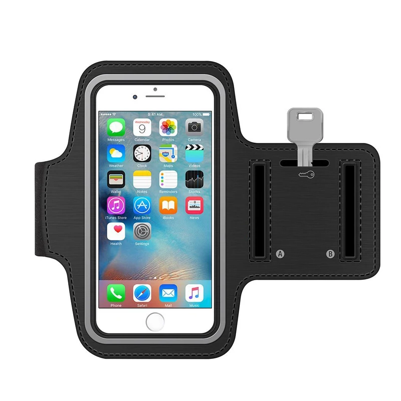 Нарукавник для Apple iPod Touch 6G спортивный чехол телефона бега спортзала повязка на