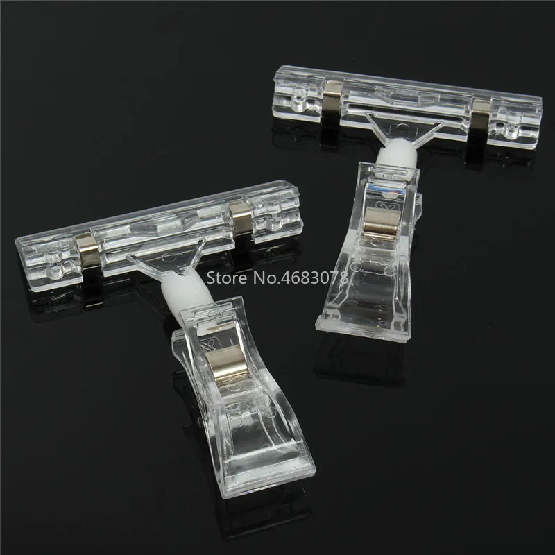 10 шт. высокое качество прозрачный поп-дисплей ценовые этикетки бирки держатели