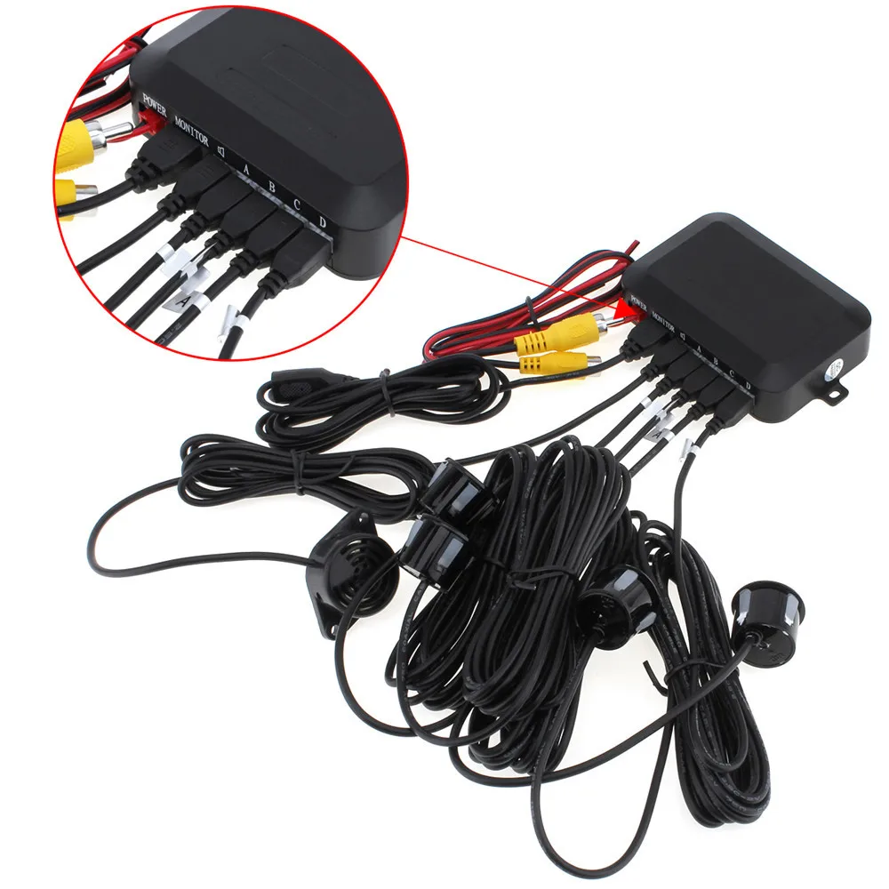 Светильник с сердечком для автомобиля Видео парковочный датчик обратная