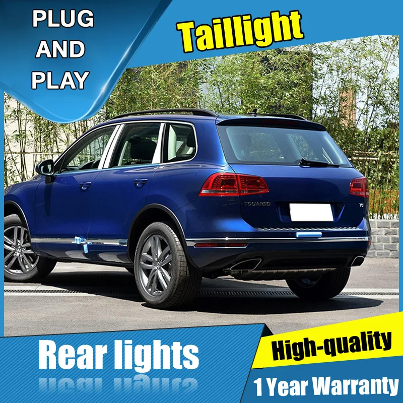 4 шт. автомобильный Стайлинг для Volkswagen Touareg светодиодный задний светильник s 2011 2013