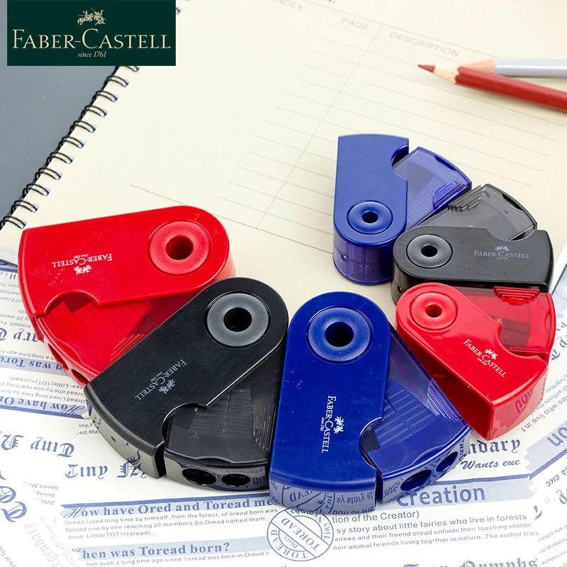 FABER CASTELL точилка для карандашей с одним отверстием и двумя отверстиями двойная
