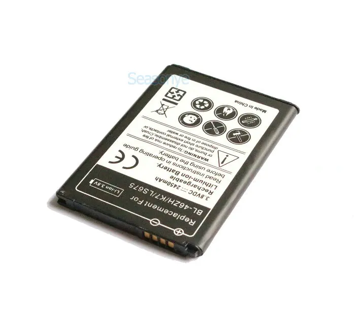 Seasonye 2450mAh BL 46ZH / BL46ZH Замена литий ионной батареи для LG K7 LS675 TRIBUTE 5 MS330 X210 + код