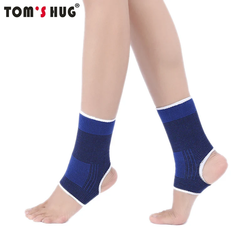 

Tom's Hug Brand Ankle Support Brace Warm 1 Pcs Sport Outdoor Bicycle Gym Anti Sprained Ankles Protect Nursing Care Blue