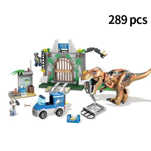 Legoed World Jurassic наборы 4 парка 3 динозавра игрушки рапторы Т конструктор динозавр