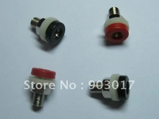 Разъем типа банан для 2 мм штекера цвета красный и черный 24 шт. в комплекте |